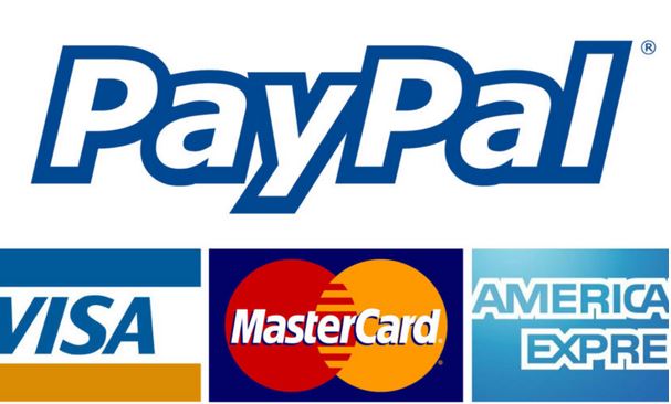 Paypal visa mastercard american express